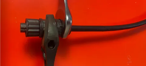 Parts 2 and 5 screwed together with the gaskets aligned between them